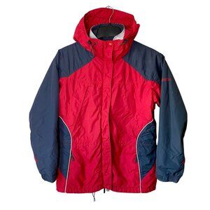 Columbia Interchange 3-in-1 Size L Red & Black Jacket With Removable Liner